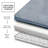Aighan 3 Piece Ultra Soft and Absorbent Memory Foam Bath Rug Set with Non-Slip Backing-2090635199