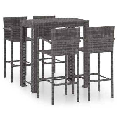 Besty 4 Seat Bar Height Dining Set