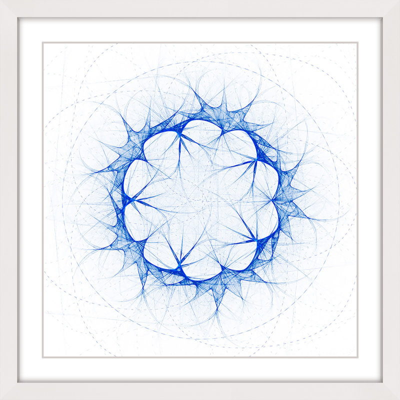 « internal lumosity », reproduction d’art encadrée, H 12 po x l 12 po, Cadre blanc