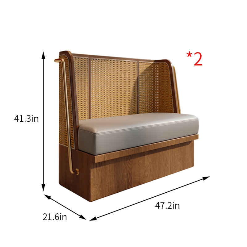 Banc rembourré en similicuir