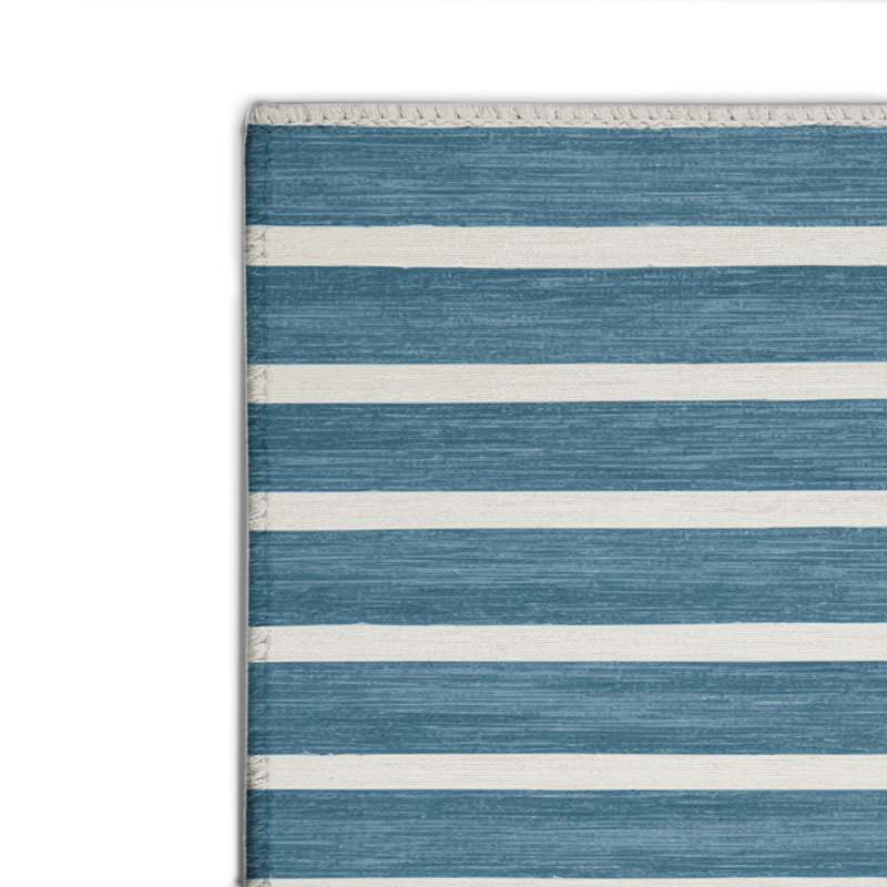 Tapis intérieur / extérieur gris HorizontalStripes, Rectangulaire 2 pi x 3 pi