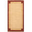 Tapis en laine crème/rouge 5 po x 6 pi 7 po à main one-of-kind-noué la 2010 Krusa