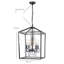 Lustre lanterne de foyer moderne en cristal 4 lumières Alena-1929216732