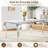 Luxurious Dining Table, 69” Dining Room Table, Rectangular Faux Marble Kitchen Table For Dining Room Family Gatherin-112291067-112290396-112290395