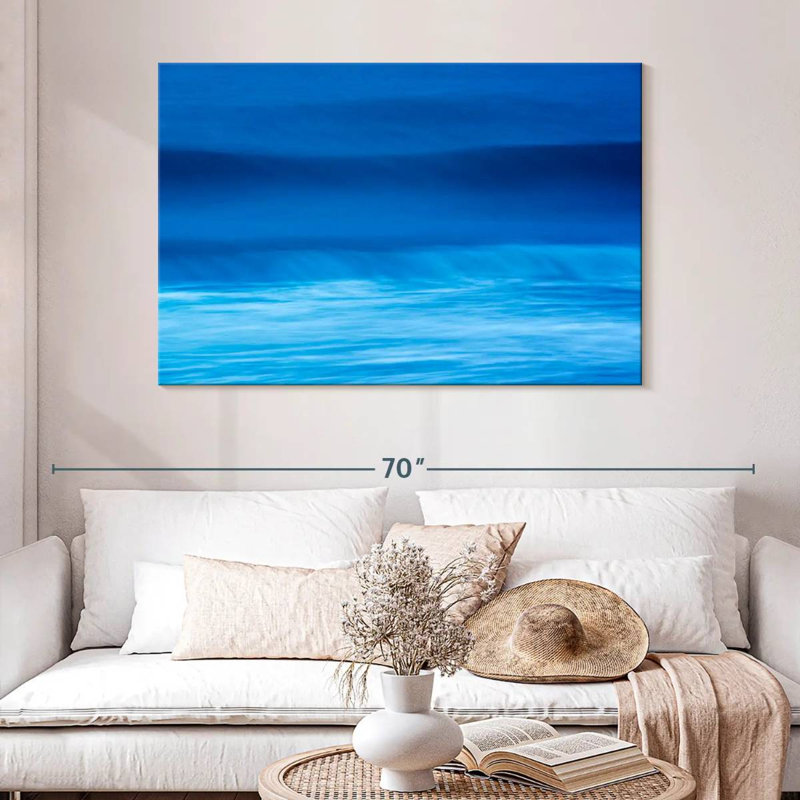 Gillard Deep Blue Waves, 32" H x 48" W
