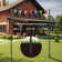4 Pcs String Light Hook Poles with Superior Stability 5-Pronged Base, Waterproof Multiple Sections Ground Support Bracket, Patio Banner Lantern Hanging Stand, Banner Lantern Hanging Support