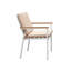 Chaise avec accoudoirs d'extérieur Boaz