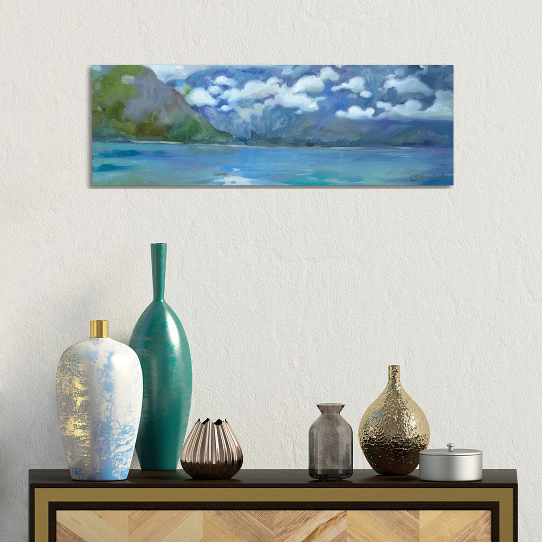 Under The Clouds von Anastasiia Grygorieva - No Frame Panoramic Gallery-Wrapped Canvas Giclée on Canvas