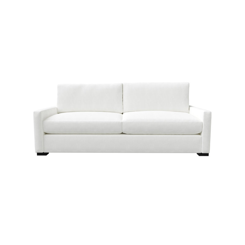 Canapé à accoudoirs carrés 83 po, Revolution® blanc cassé