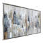 Bay City Reflection - peinture sur toile à cadre flottant-1767071748-1764907117