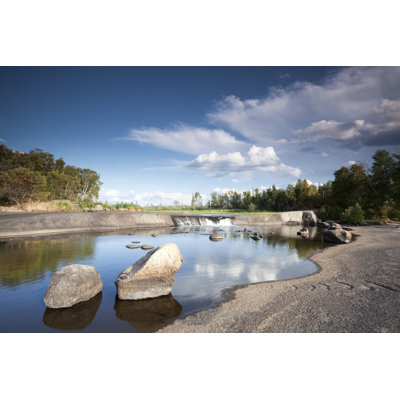 Rain Bow Falls Manitoba - Wrapped Canvas Print