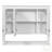 Wall-Mounted Bathroom Cabinet With Mirror And Open Shelf, Ideal For Space-Saving Storage And Elegant Design