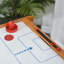 Jeanette 2.5FT Tabletop Air Hockey Game Table Wooden Portable for Kids Adult