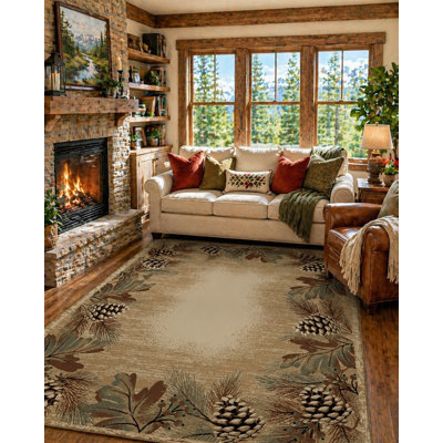 Cargin Floral Indoor Rug