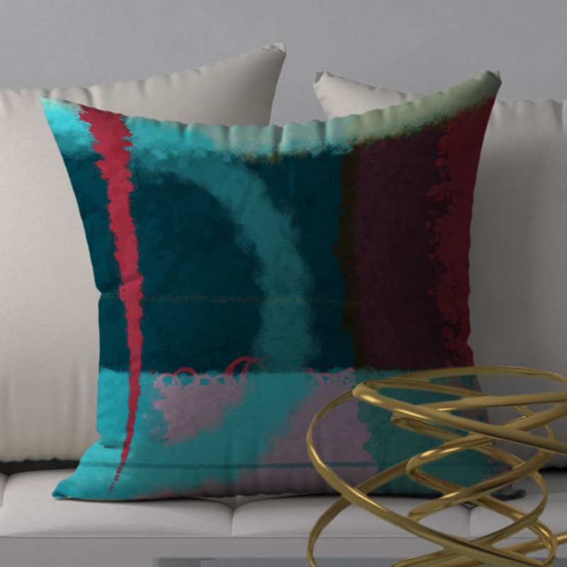  Housse et insert de coussin carré assorti, 24 po x 24 po