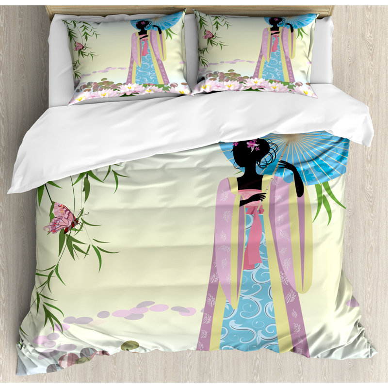 Menahga 260 TC Duvet Cover Set, Double - 2 Standard Pillowcases