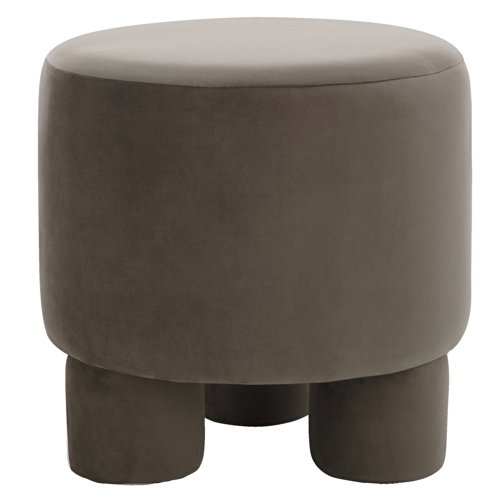Josie 17" Ottoman, Chocolate
