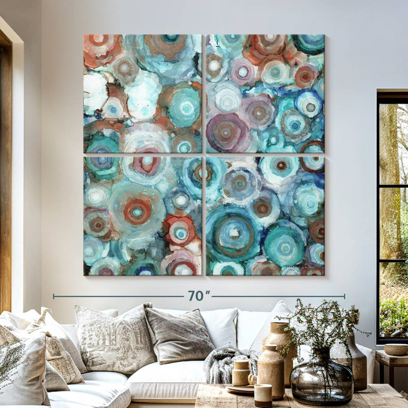 Avery Liquid Geodes, 57" H x 57" W