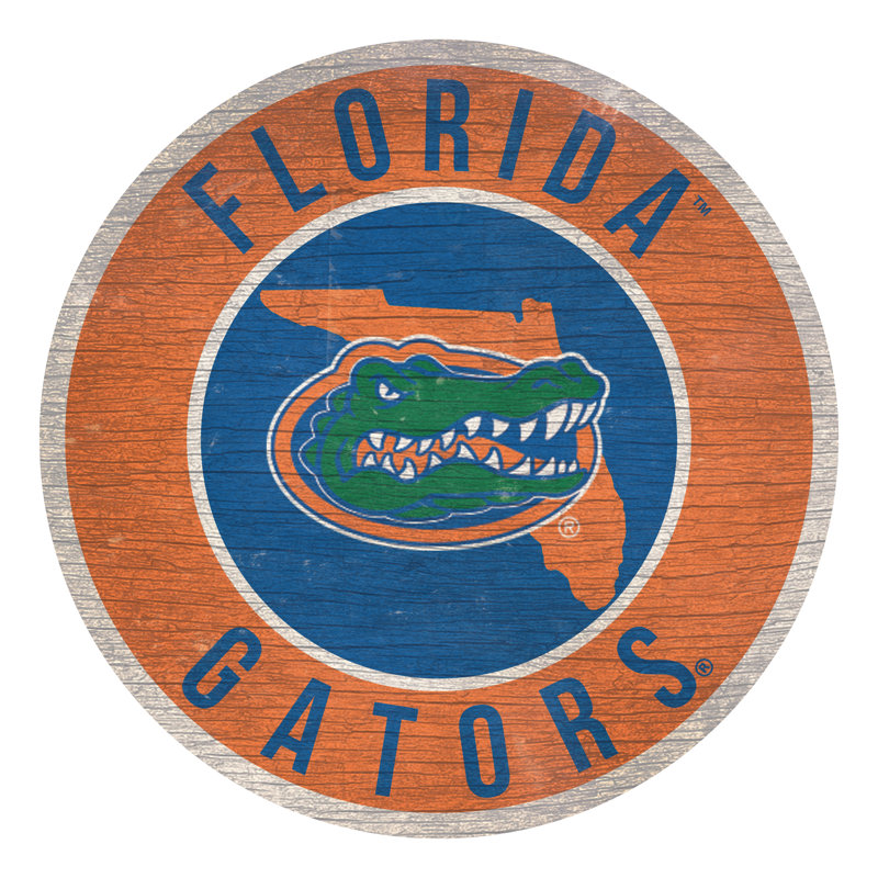 Ncaa, impression sur bois, Gators de l'Université Florida