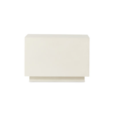 Parish Concrete Cube-White Concrete