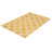 Tapis de surface dorée/foncée 5 pi x 7 pi 10 po one-of-kind Pyburn