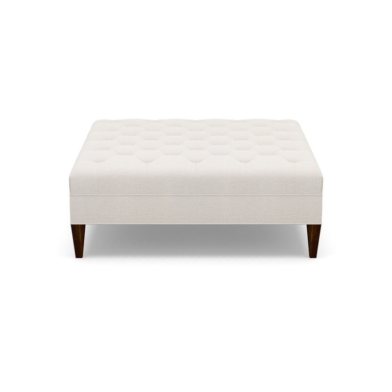 Square Ottoman, Walnut, 9637-82