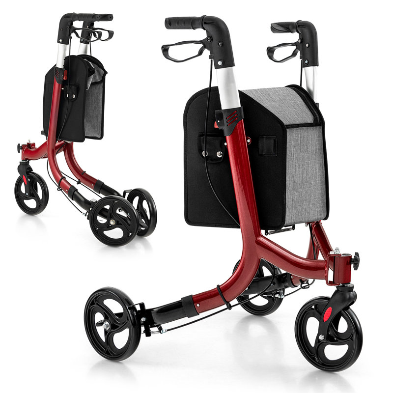 Aluminium Bar Cart, Red