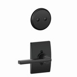 Inactive Interior Latitude Lever Century Rosette Dummy Entry Set (Exterior Portion Sold Separately)