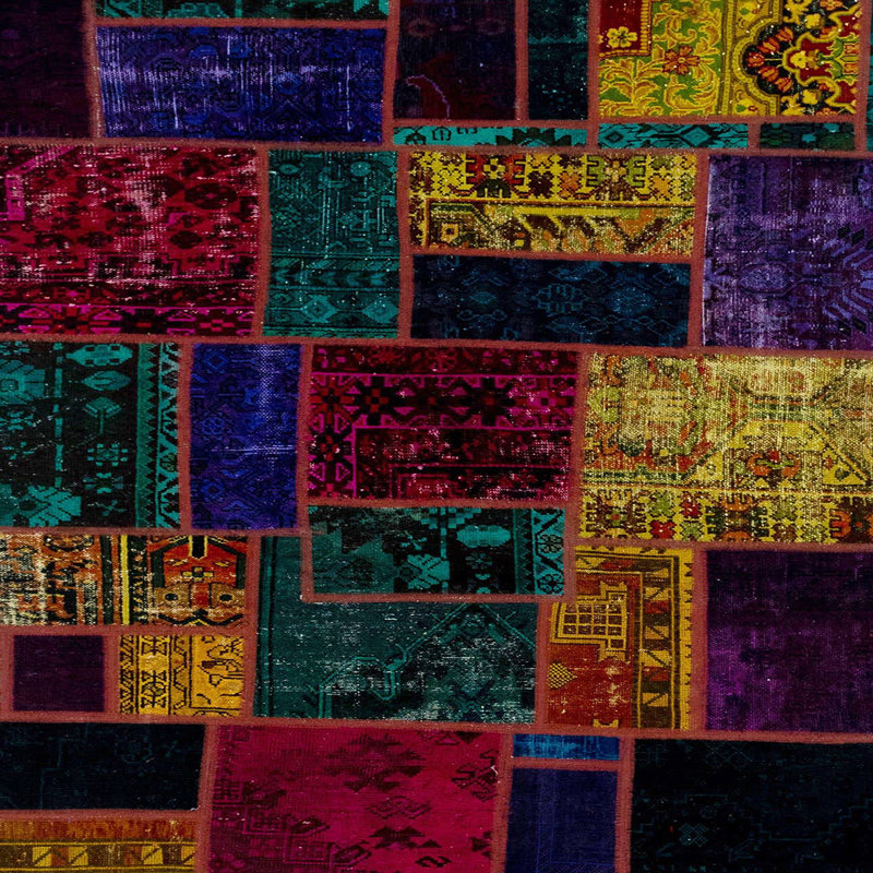 Abstract Indoor Rug, Square 7'