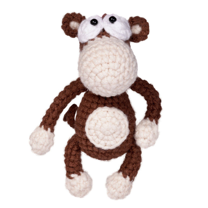 Singe Amigurumi DIY Kit au crochet Wizardi F07N8-M56