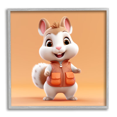 " Orange Chipmunk Cartoon " by Roozbeh