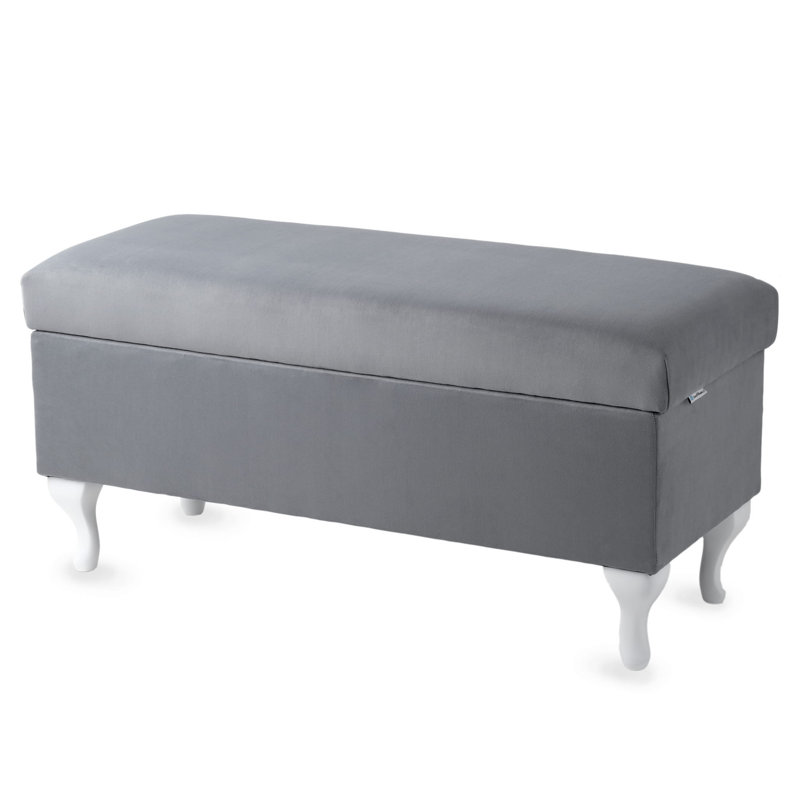Polyester Upholstered Storage Bench, H47 x W70 x D30cm