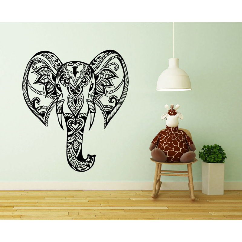 Animals Non-Wall Damaging Wall Decal, 22" H x 25" W, Brown