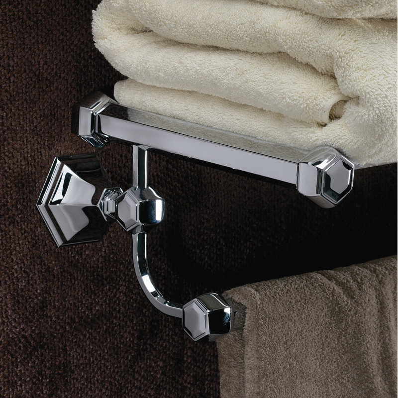 Nicole Wall Shelf, Polished Chrome