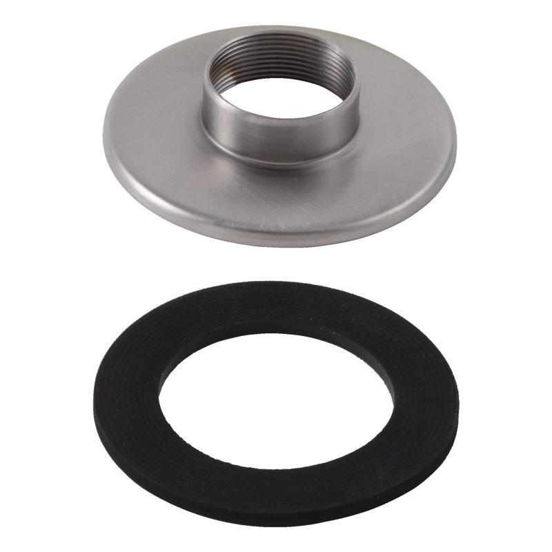 Escutcheon Thick Tile Mounting Kit, Brilliance Stainless