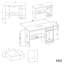 Particle Board / Chipboard Writing Desk-1541644727