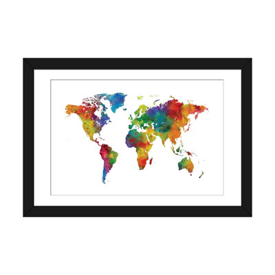 Reproduction d’art sur toile tendue "Strong aquarelles I" par Michael Tompsett