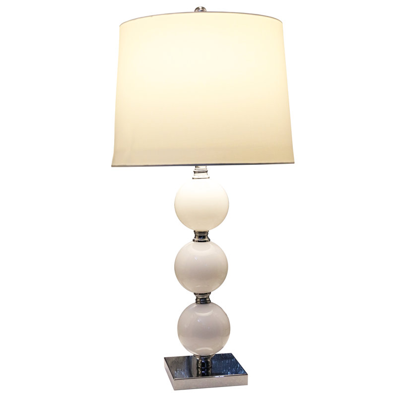 Samples Metal Table Lamp, White
