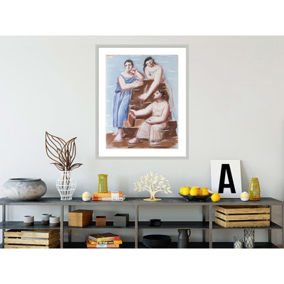 «Three Women at the Fountain» par Pablo Picasso, impression giclée sur cadre