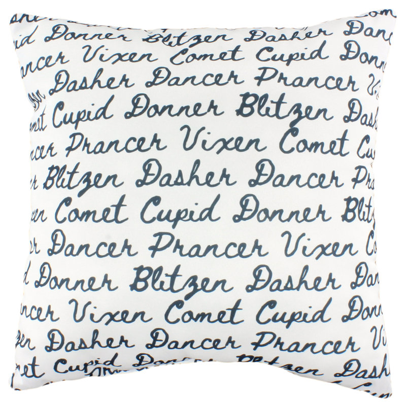  Housse et insert pour coussin carré Reindeer, Bleu