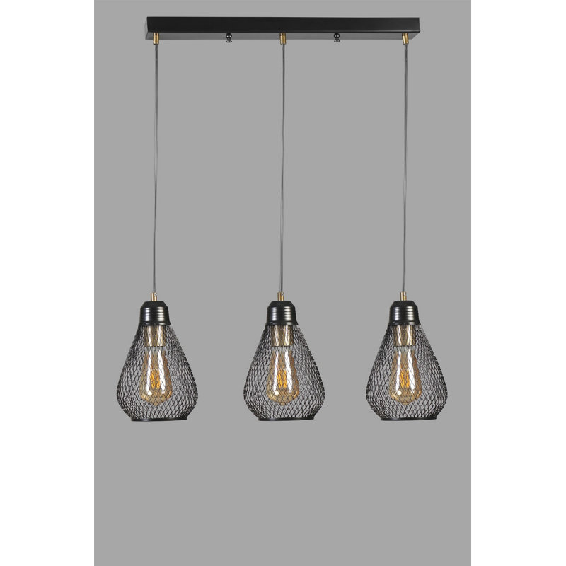 Chandle Chandelier, Gold/Black