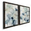 Indigo Ginkgo I - peinture sur toile 2 pièces-188328417-188328418