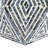 16X14x18" Inlay Living Room Desk, Hexagon, Black And White, Hexagon Stool With , 16X14x18", Black/White, Traditional Look-1310376190
