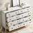 8 Drawers Dresser, 55.1" Wide Modern Chest Of Drawers With Metal Handle, Wooden Dresser TV Stand, Wood Drawer Organizer For Bedroom, Living Room, Hallway-1640628120-1638749312