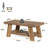 Rustic Tea Table,Spacious Coffee Table,2-Tier Center Table