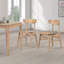 Ensemble repas 5 pièces Bristol avec chaises sculptées Bristol-356602451-445085154