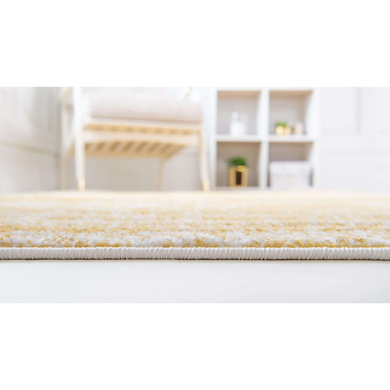 Rizo Geometric Indoor Rug, Round 8'