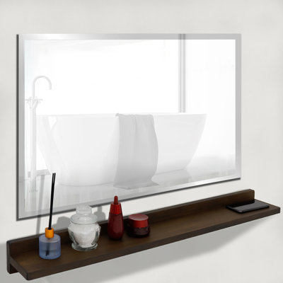 Caoimhlin Mirror and Wireless Charging Shelf Set