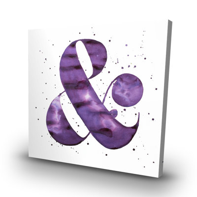 Ampersand - 32"x32" art on canvas