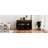54Inch Large Kitchen Island With Rubber Wood Drop Leaf, Embossed Texture Rolling Kitchen Cart On 4 Wheels With 4 Doors And 3 Drawers, Kitchen Island With Storage For Kitchen, Dining Room-1923272050